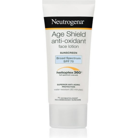 Neutrogena Age Shield Face Sunscreen SPF 70 3 oz (Pack of 3)