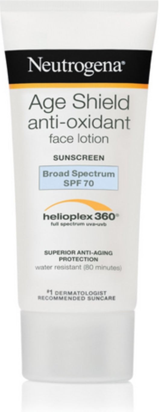 Neutrogena Age Shield Face Sunscreen SPF 70 3 oz (Pack of 6)