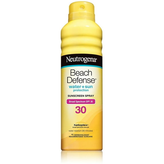 Neutrogena Beach Defense SPF 30 Spray 6.5 oz (Pack of 2)
