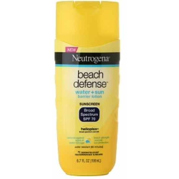 Neutrogena Beach Defense SPF 70 Lotion 6.7 oz (Pack of 4)