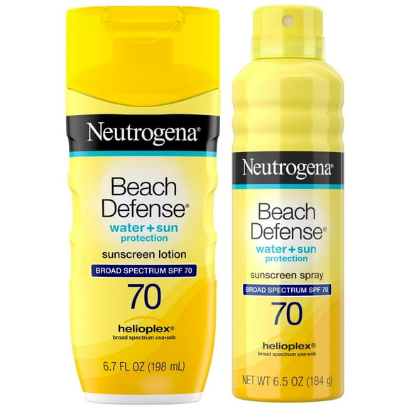 Neutrogena Beach Defense SPF 70 Lotion & Spray Set