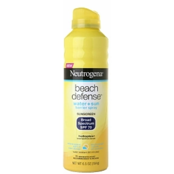 Neutrogena Beach Defense SPF 70 Spray 6.5 oz (Pack of 3)