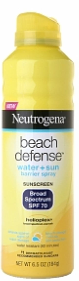 Neutrogena Beach Defense SPF 70 Spray 6.5 oz (Pack of 6)