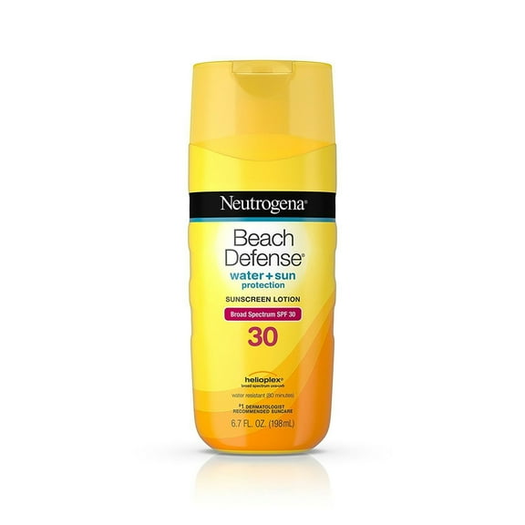 Neutrogena Beach Defense Sunscreen Body Lotion Broad Spectrum Spf 30, 6.7 Oz.