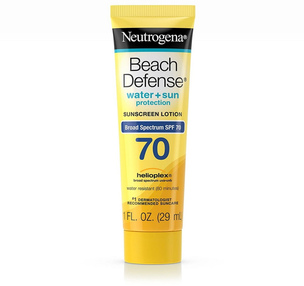Neutrogena Beach Defense Sunscreen Lotion Broad Spectrum SPF 70 1 oz (Pack of 2)