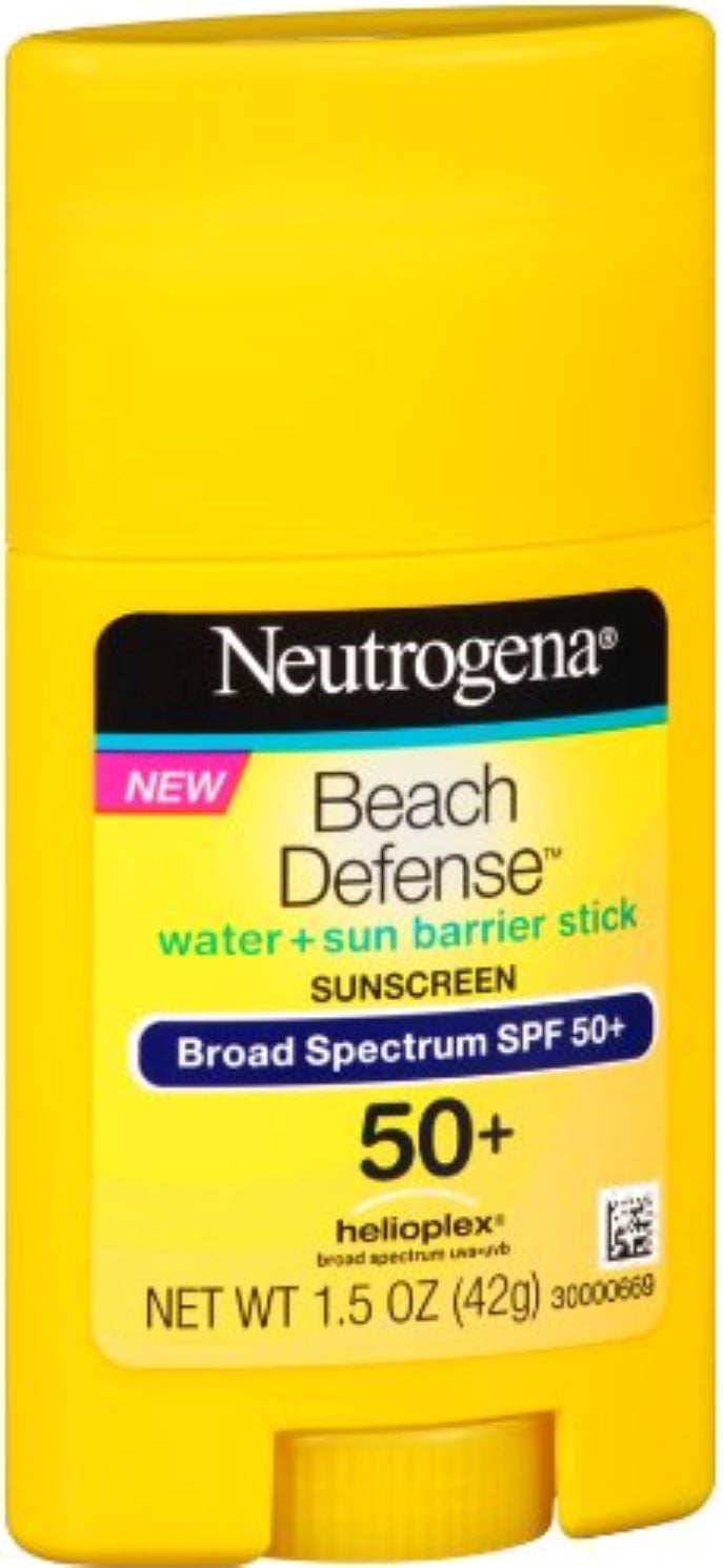 Neutrogena Beach Defense Sunscreen, SPF50+, 1.5 oz (Pack of 4)