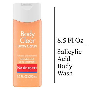 Neutrogena Body Clear Acne Body Scrub, 2% Salicylic Acid, 8.5 fl. oz