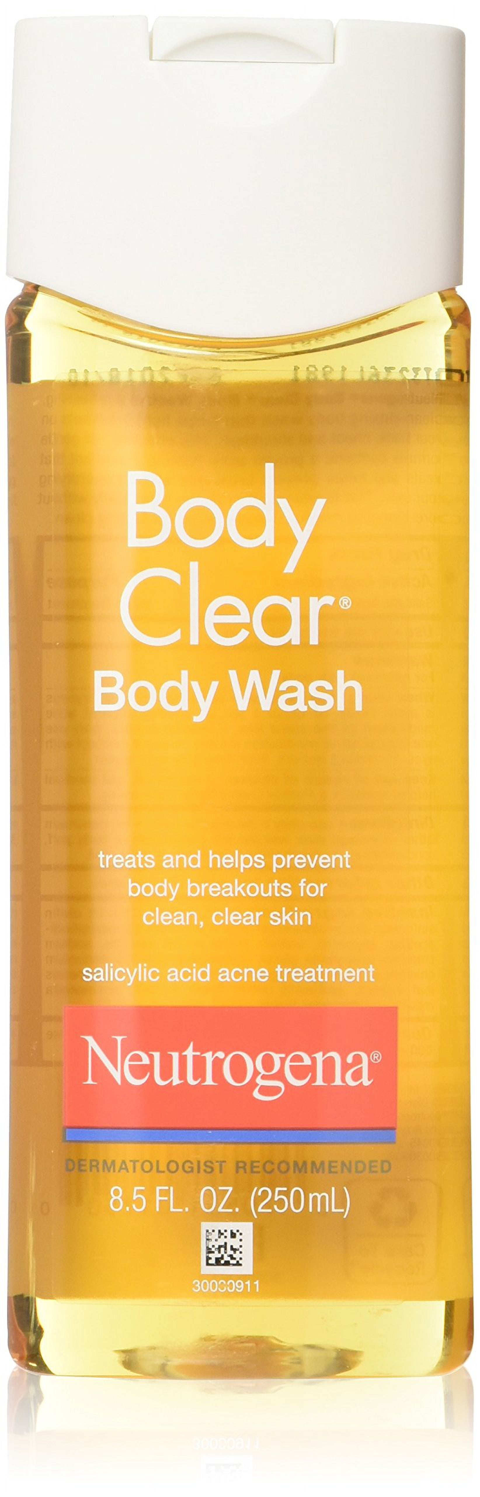 Neutrogena Body Clear Body Wash For Clean And Clear Skin 8.5 Oz (Pack Of 5)