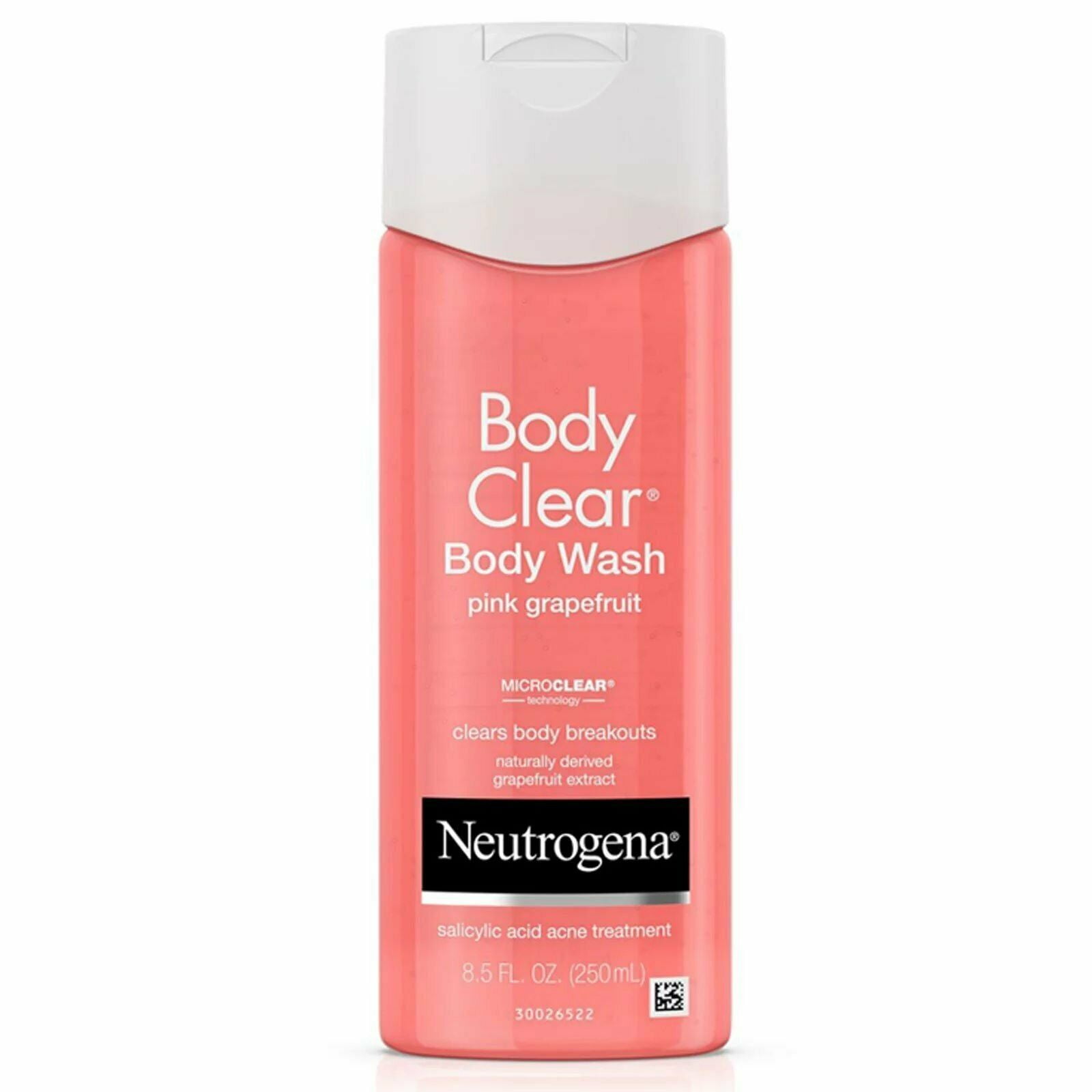 Neutrogena Body Clear Pink Grapefruit Body Wash 8.5 fl oz product package