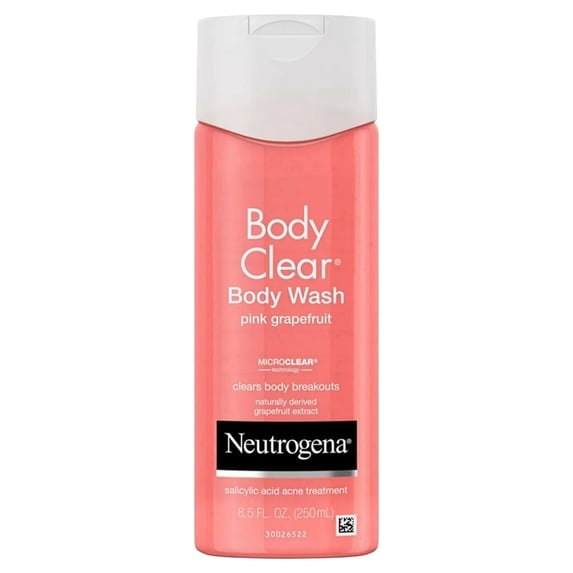 Neutrogena Body Clear Body Wash-Pink Grapefruit-8.5 oz Pack of 4