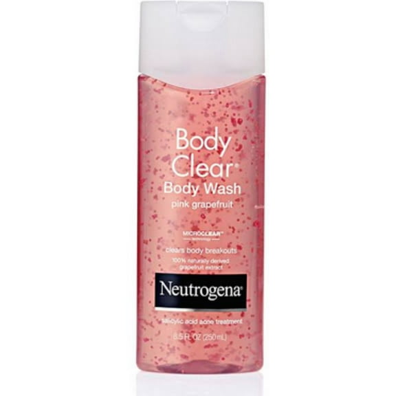 Neutrogena Body Clear Body Wash, Pink Grapefruit 8.5 oz (Pack of 6)