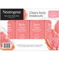 thumbnail image 1 of Neutrogena Body Clear Body Wash, Pink Grapefruit, 8 Fluid Ounce (Pack of 4), 1 of 2
