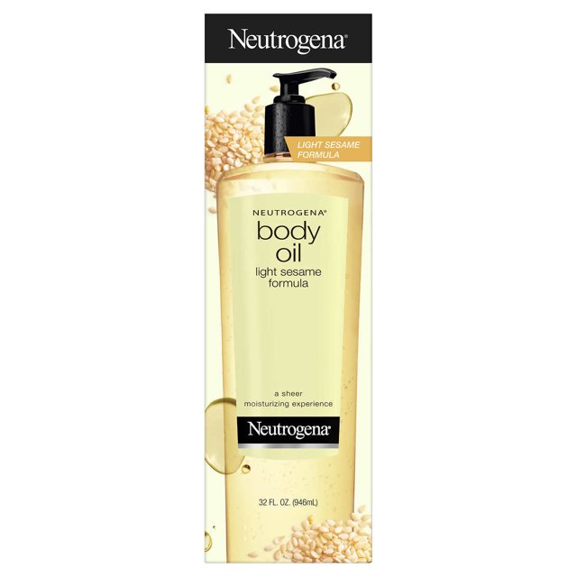 Neutrogena Body Oil, Light Sesame Formula (32 Fluid Ounce)