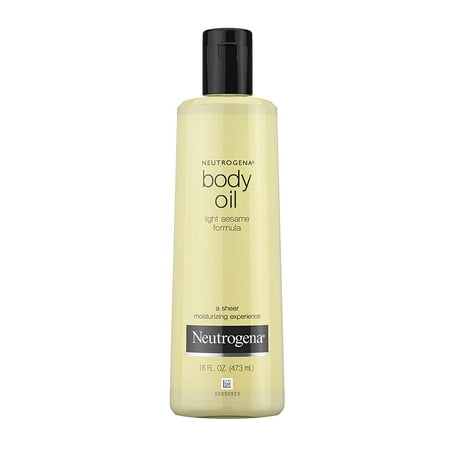 Neutrogena Body Oil Light Sesame Formula, Original, 16 oz (Pack of 6)