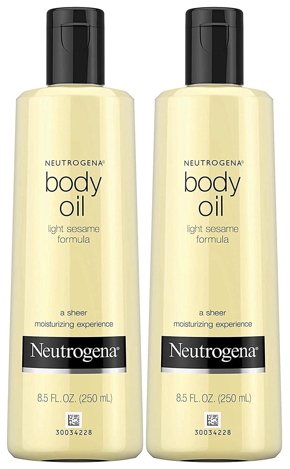 Neutrogena Body Oil Light Sesame Formula, Original, 8.5 oz (Pack of 2