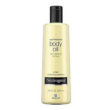 Neutrogena Body Oil Light Sesame Formula, Original 8.5 oz (Pack of 4)