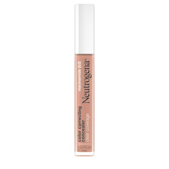 Neutrogena Clear Coverage Correcting Peach Concealer, 0.24 fl. oz