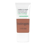 Neutrogena Clear Coverage Flawless Matte CC Cream, Amber, 1 oz
