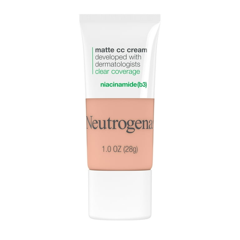 Neutrogena Clear Coverage Flawless Matte CC Cream, Vanilla Shade