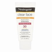نيوتروجينا Clear Face Liquid Lotion واقي من الشمس للبشرة المعرضة للحب ، الطيف العريض Spf 30 ، 3 Fl. اوز.