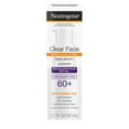 Neutrogena Clear Face Serum Sunscreen Lotion with Green Tea, SPF 60, 1.