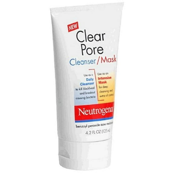 Triple Pack Neutrogena Clear Pore Cleanser/Mask - 4.2 Ounce Each - Achieve Clear Skin with this Deep Cleansing and Detoxifying Formula!