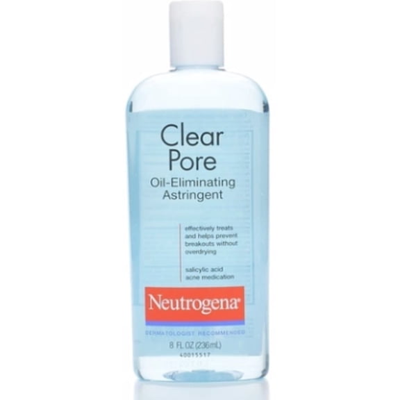 Neutrogena Clear Pore Oil-Eliminating Astringent 8 oz (Pack of 4)