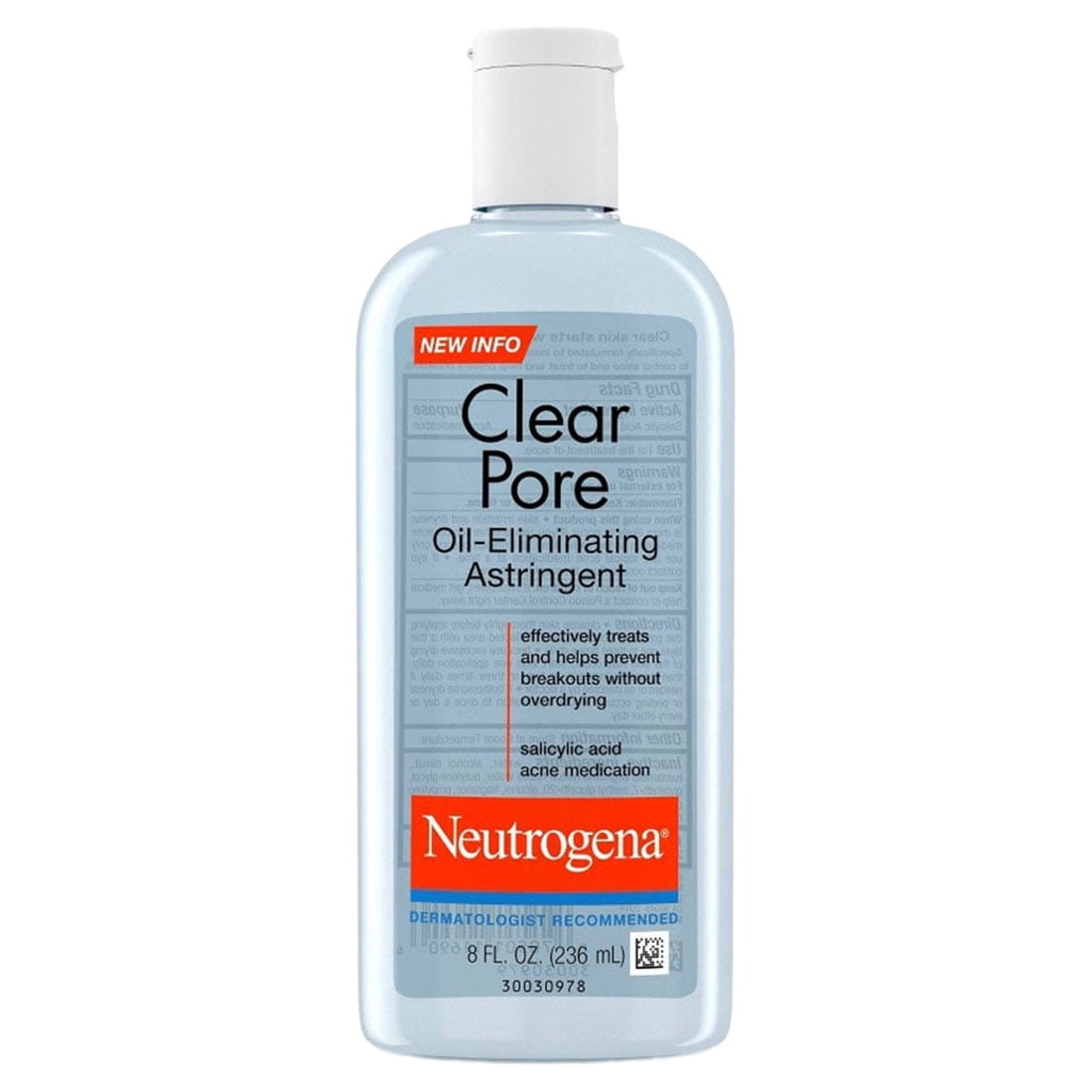 Neutrogena Clear Pore Oil Eliminating Astringent Jn22 8 Oz,Pack of 2