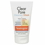 Neutrogena Clear Pore Skin Daily Facial Cleanser & Intensive Mask, 4.2 oz