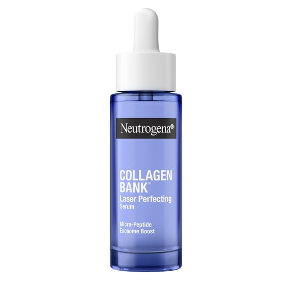 Neutrogena Collagen Bank Laser Perfecting Face Serum, 5-in-1 Benefits, Daily Anti-Aging 1.0 fl. oz