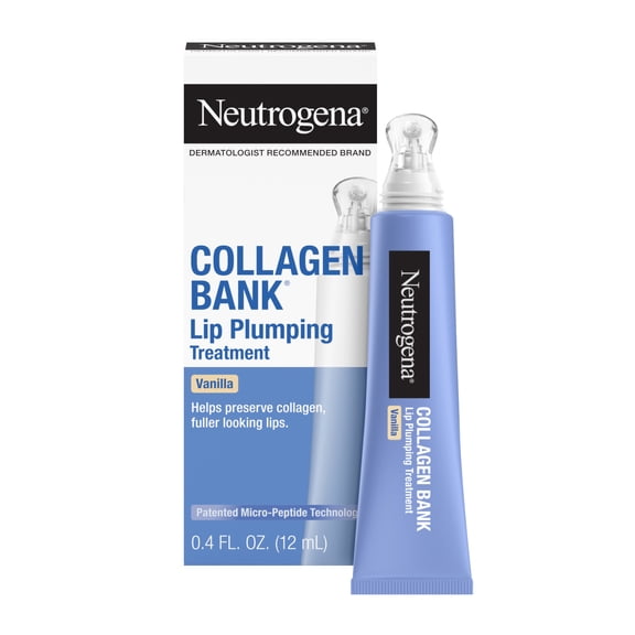 Neutrogena Collagen Bank Lip Plumping Treatment (Vanilla), 0.4 fl oz