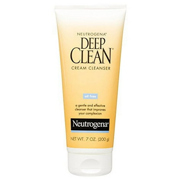 Neutrogena Deep Clean Cream Cleanser, 7 Fl. Oz (Pack of 6)