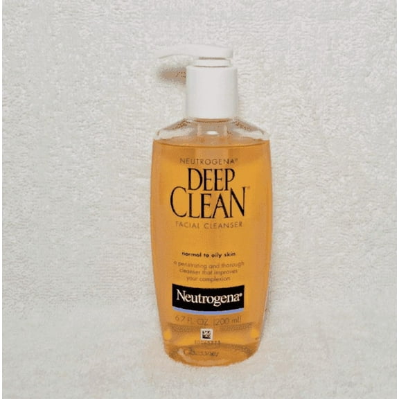 Neutrogena Deep Clean Daily Facial Cleanser With Beta Hydroxy Acid For Normal To Oily Skin, Alcohol-Free, Oil-Free & Non-Comedogenic, 6.7 Fl. Oz (Pack Of 3)