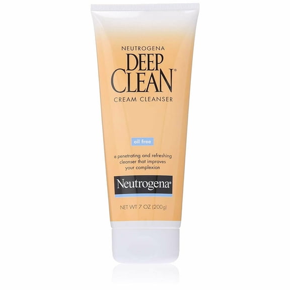 Neutrogena Deep Clean Daily Facial Cream Remove Dirt & Non-Comedogenic, 7Oz, 5-Pack