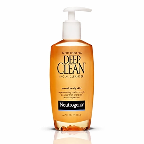 Neutrogena Deep Clean Facial Cleanser, Normal To Oily Skin, 6.7 oz, 2 pk