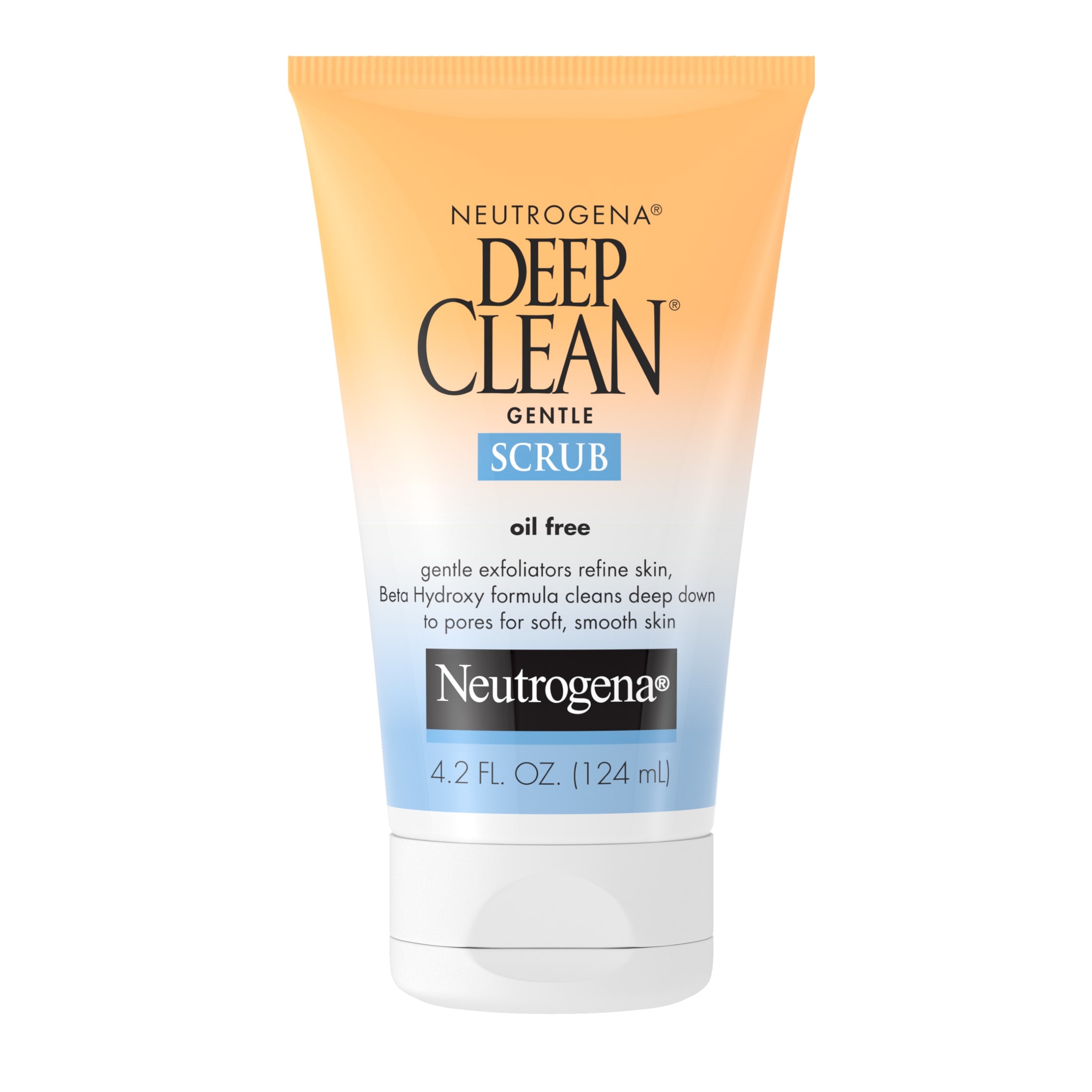 Neutrogena Deep Clean Gentle Facial Scrub, Oil free Cleanser 4.2 fl. oz - image 1 of 12