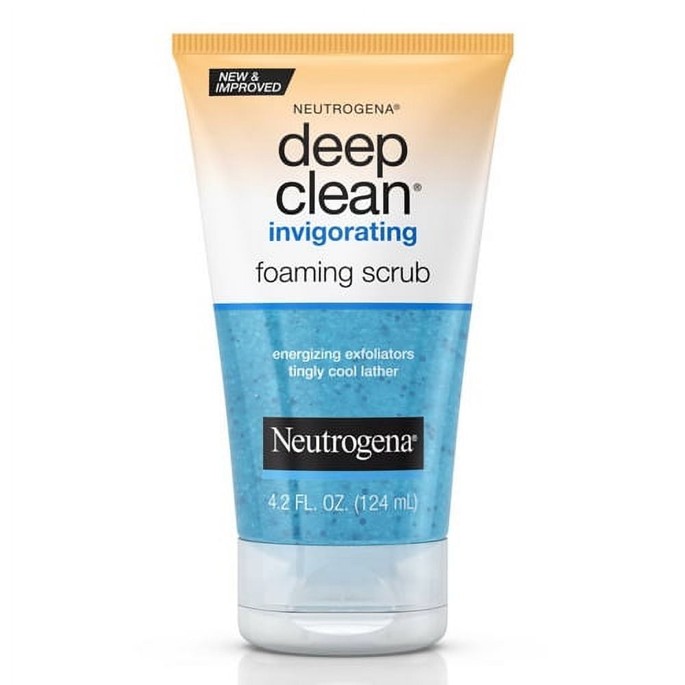 Neutrogena Deep Clean Invigorating Foaming Facial Scrub - 4.2 Oz, 6 Pack