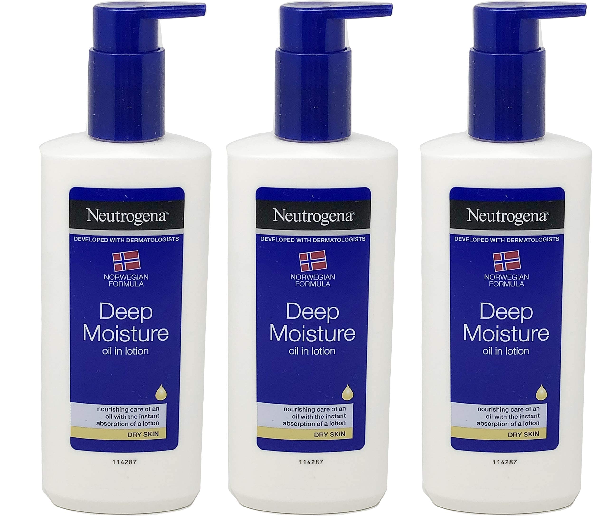 Neutrogena Deep Moisture Oil In Lotion Nourishes Dry Skin, Norwegian