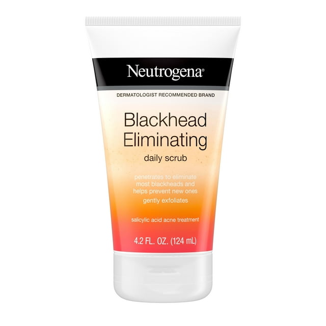 Neutrogena Exfoliating Blackhead Salicylic Acid Face Scrub, 4.2 oz