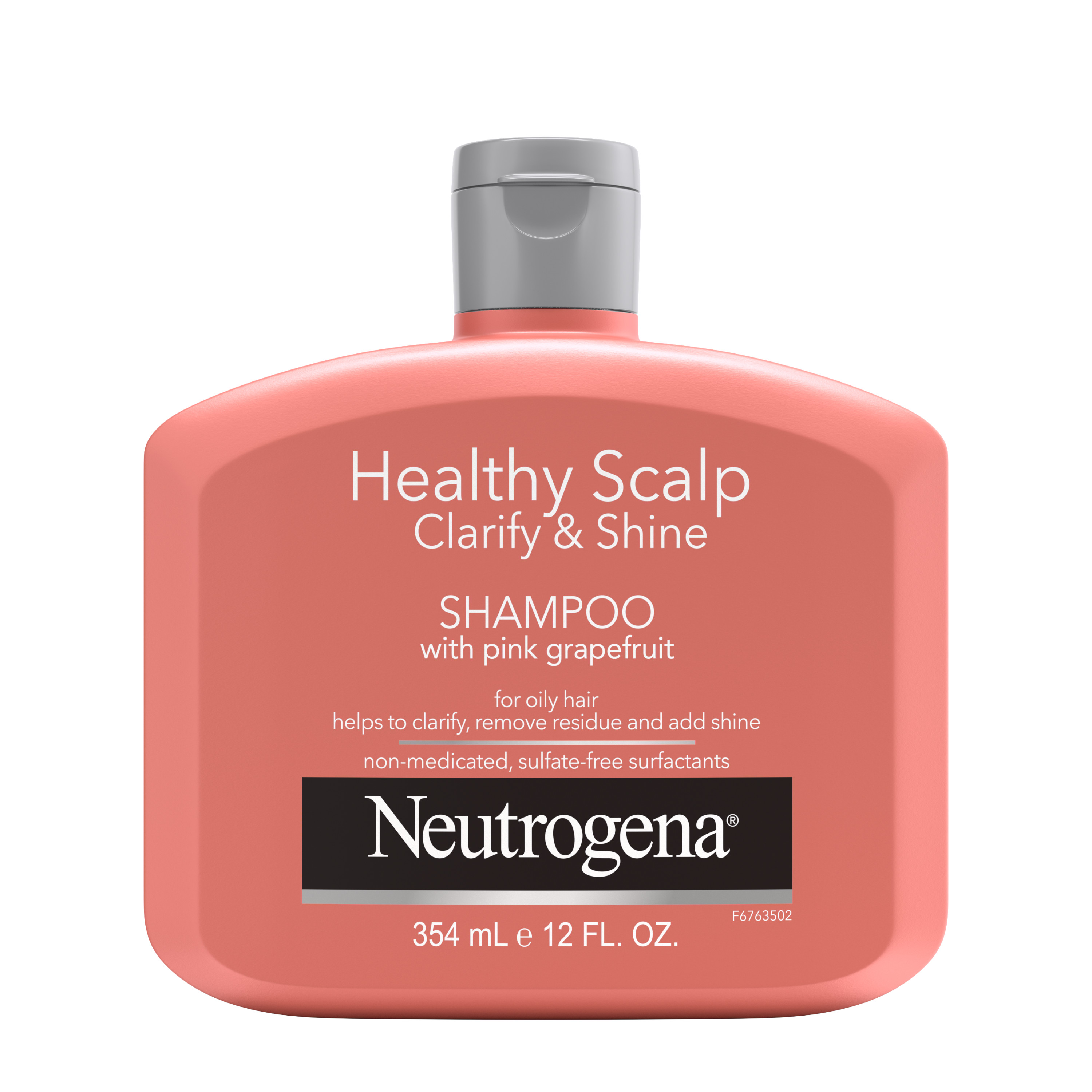 Neutrogena Exfoliating Shampoo for Oily Hair & Scalp with Pink Grapefruit, 12 fl oz - image 1 of 6