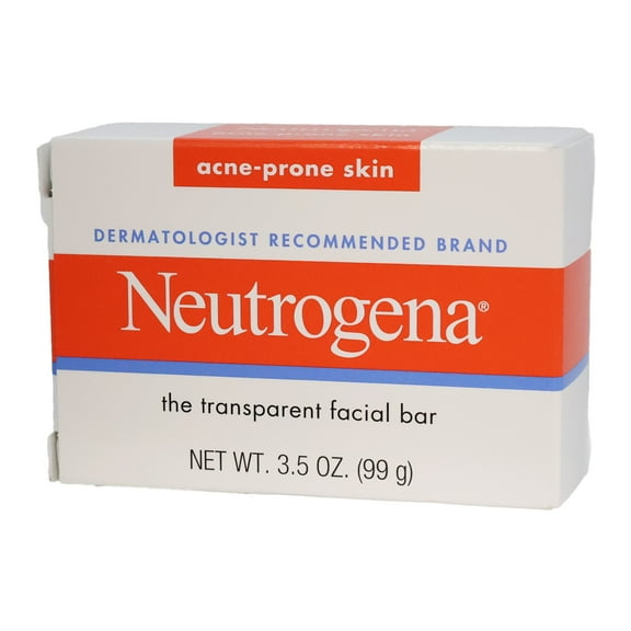 Neutrogena Facial Bar Acne Prone Skin 3.5 Oz.,Pack of 2