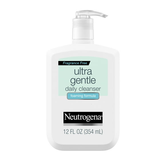 Neutrogena Fragrance Free Ultra Gentle Foaming Face Wash, 12 fl. oz