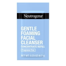 Neutrogena Gentle Foaming Facial Cleanser, Face Wash Concentrate Refill, 7.5 oz