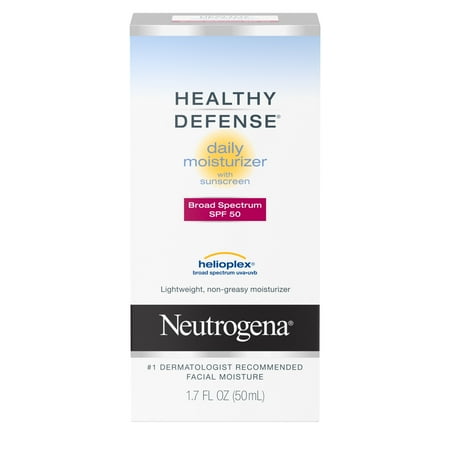 Neutrogena Healthy Defense Daily Face Moisturizer with SPF 50, 1.7 fl. oz