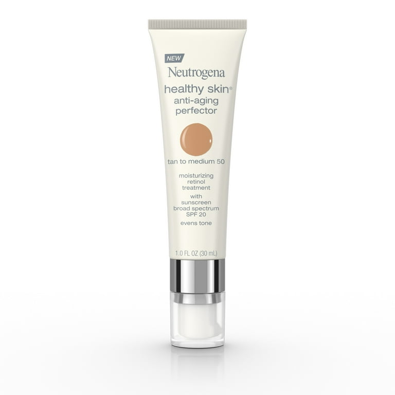 Neutrogena Health Skin Anti-Aging Perfector, SPF 20, Tan to Medium 50 - 1 fl oz