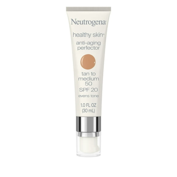 Neutrogena Healthy Skin Anti-Aging Moisturizer, Tan/Medium, 1 fl. oz