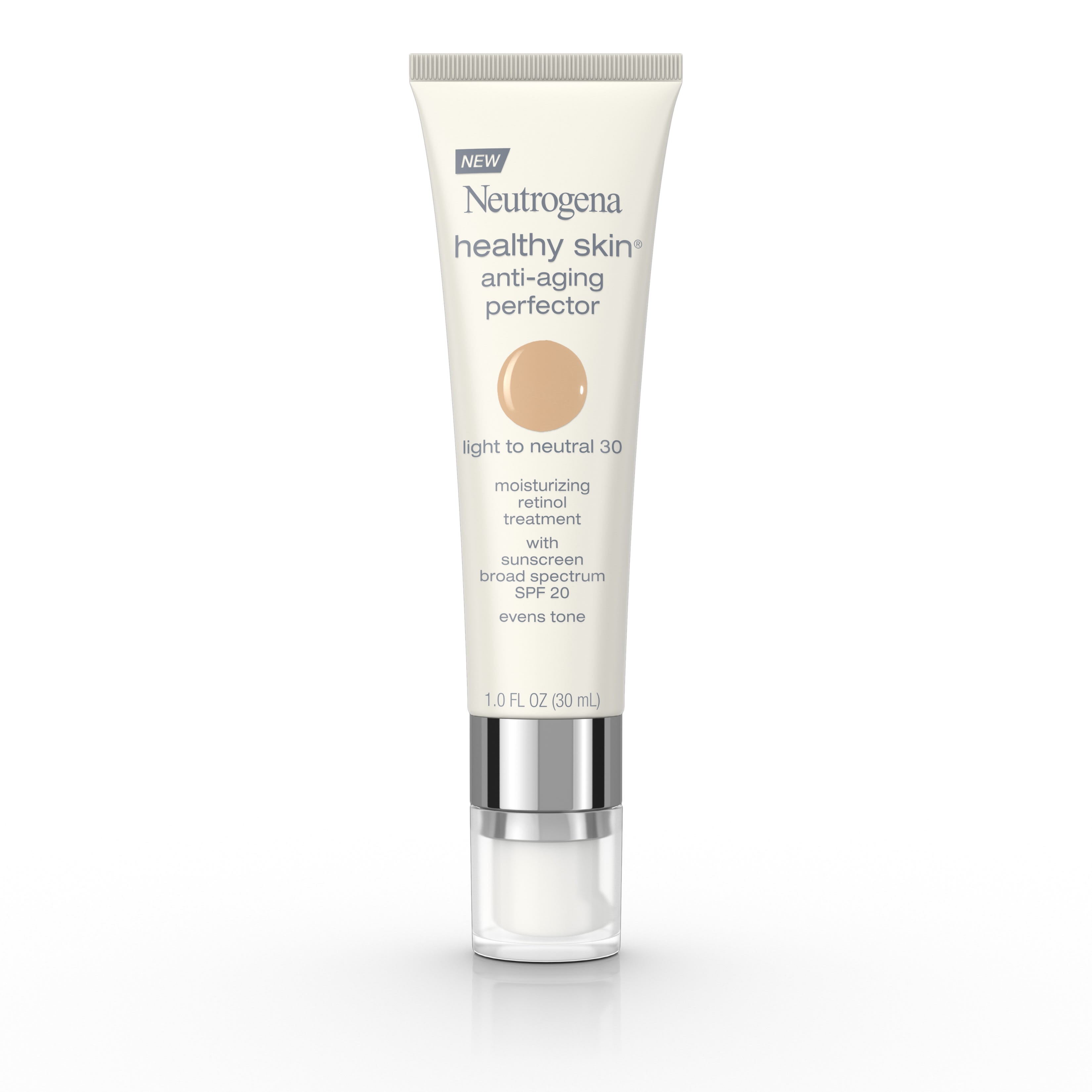Neutrogena Healthy Skin Anti-Aging Tinted Face Moisturizer, Light/Neutral Skin Care, 1 oz - image 1 of 15