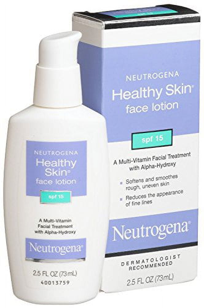 Neutrogena Healthy Skin Face Lotion SPF 15, 2.5 Fl. Oz