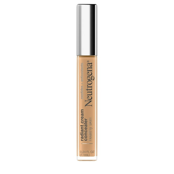 Neutrogena Healthy Skin Radiant Cream Concealer, Hazelnut Medium 01, 0.24 fl. oz