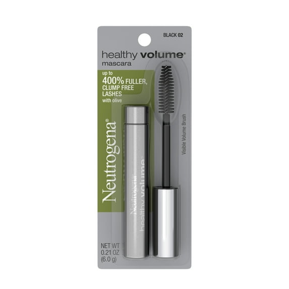 Neutrogena Healthy Volume Lash-Plumping Mascara, Black 02, 0.21 oz